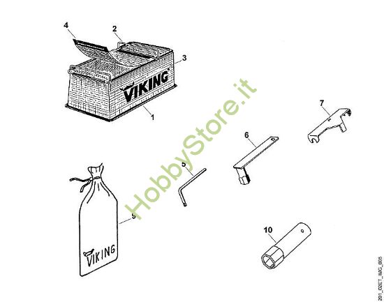 E - Attrezzi GE GE 120 della marca Viking