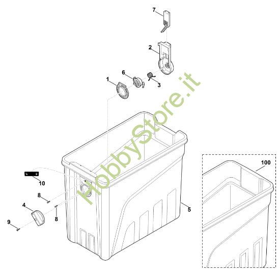 Picture of E - Contenitore per trituratore GE 140.0 L