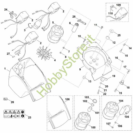 Picture of B - Corpo, Elettromotore GE 250 S