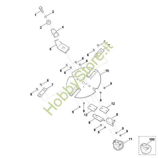Picture of D - Gruppo lame GE 250.1