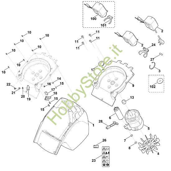 Picture of B - Corpo, Elettromotore GE 250.1 S