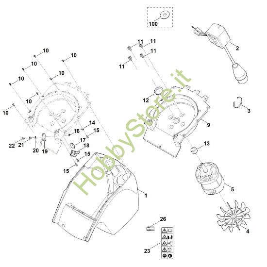 Picture of B - Corpo, Elettromotore GE 260.1 S