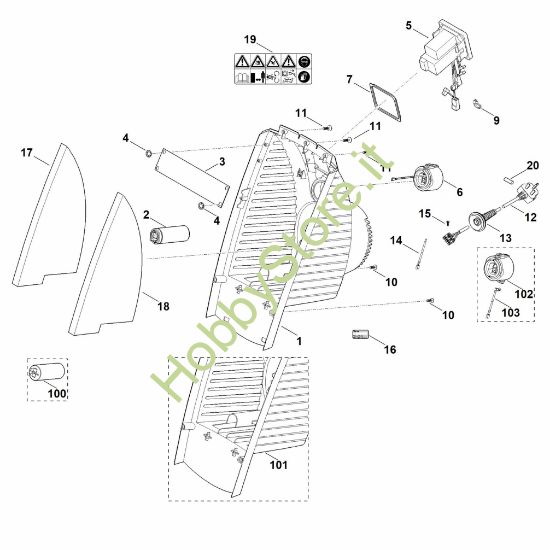 Picture of B - Scocca, interruttore GE 35 L