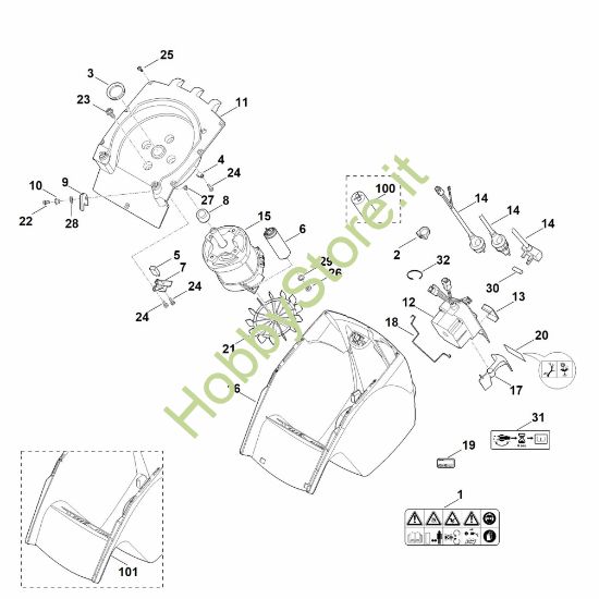 Picture of C - Corpo, Elettromotore GE 355