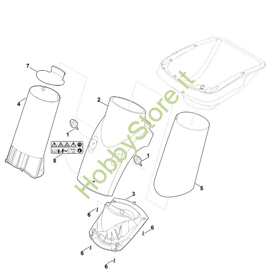 Picture of B - Parte inferiore imbuto GE 355.1