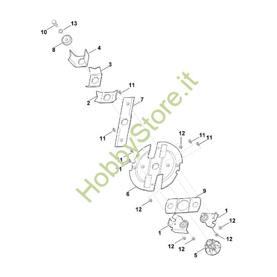 Picture of E - Gruppo lame GE 375.1