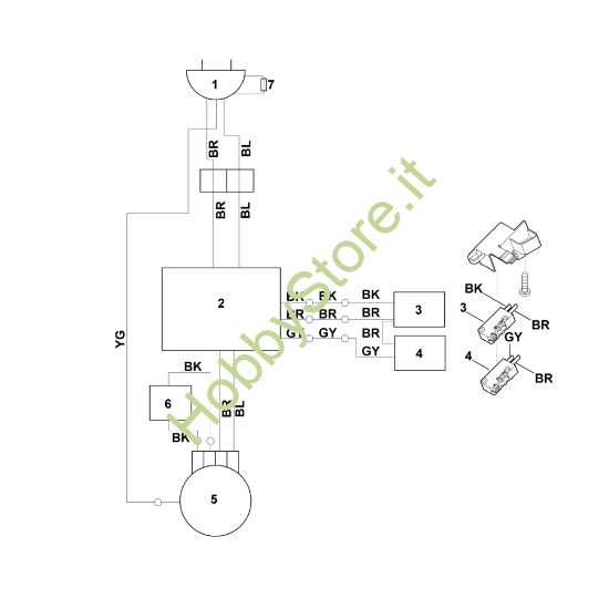 Picture of I - Schema elettrico GE 420 GE 420
