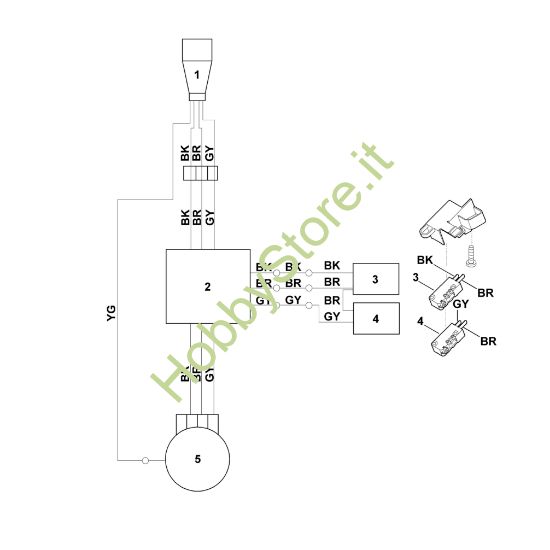 Picture of I - Schema elettrico GE 450 GE 450