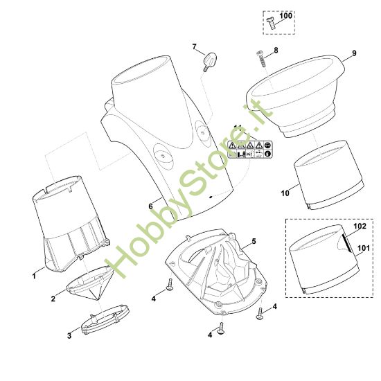 Picture of A - Scivolo SET 150