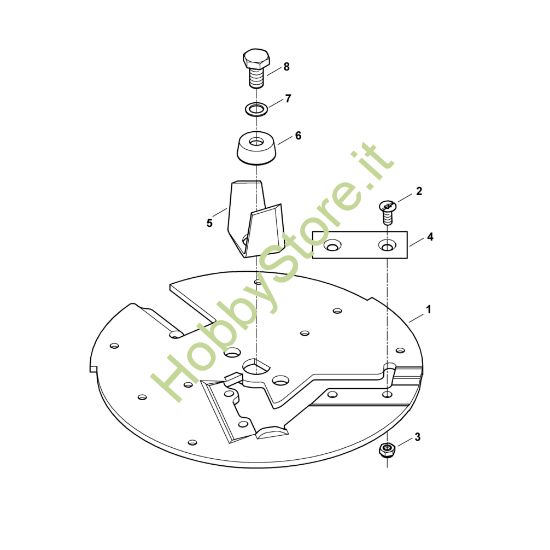 Picture of B - Gruppo lame SET 150