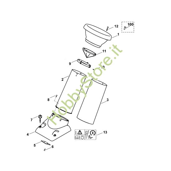 Picture of A - Scivolo SET 300 S