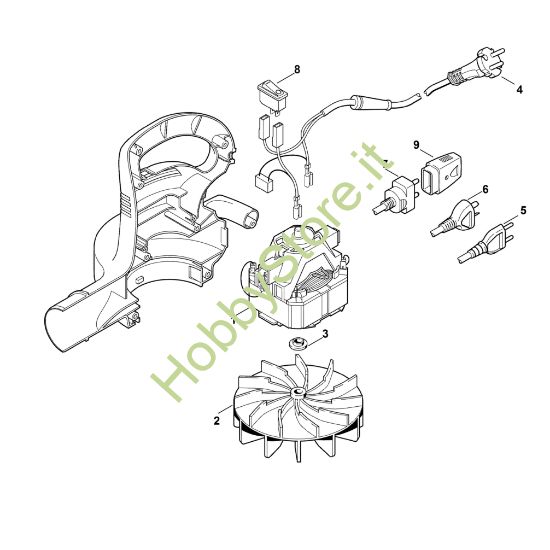 Picture of A - Elettromotore BE 600 PLUS