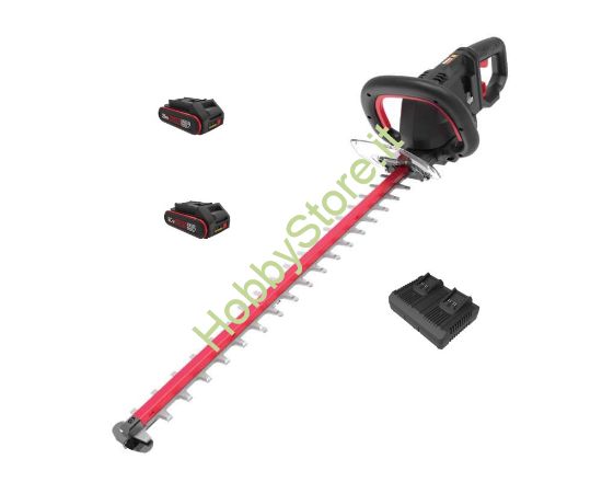 Tagliasiepi Kress KG285 61 cm con 2 batterie e caricabatterie doppio