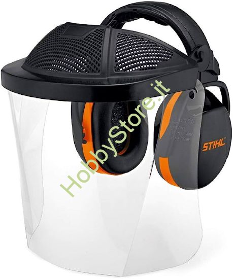 Visiera materiale sintetico con cuffie Stihl