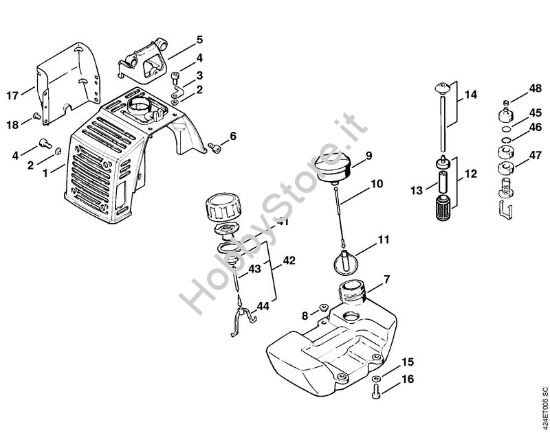 Cappottatura BT 106 BT 106 brand Stihl