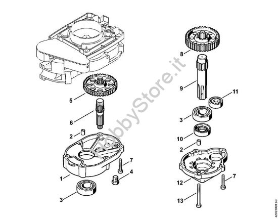 Riduttore BT 120 C BT 120 C brand Stihl