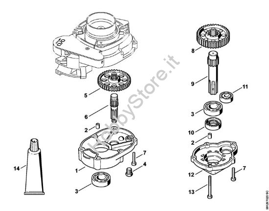 Riduttore BT 130 BT 130-Z brand Stihl