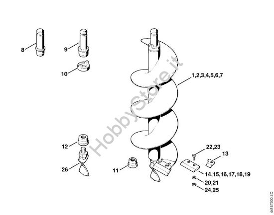 Trapani BT 308 BT 308 brand Stihl
