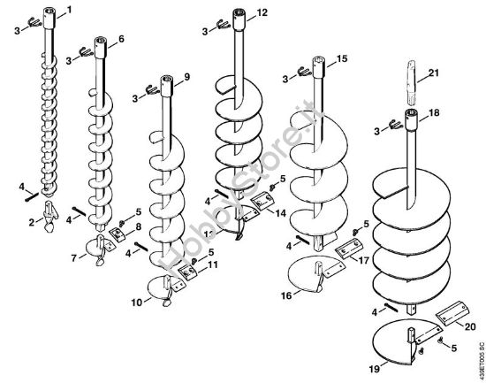 Trivella BT 309 BT 309 brand Stihl