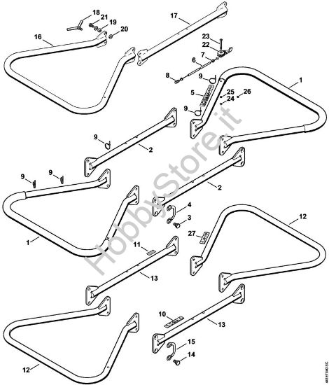 Telaio BT 360 BT 360 brand Stihl