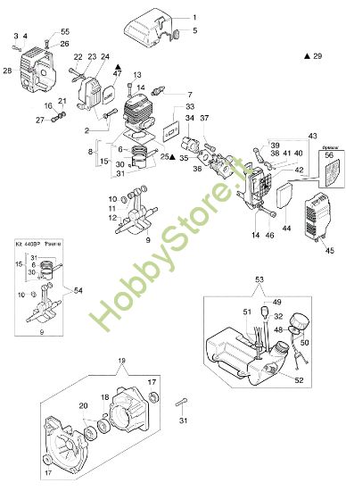 Picture of Motore 440 BP Decespugliatore