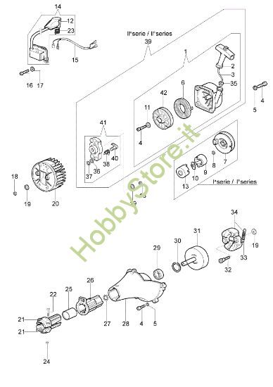 Picture of Avviamento e frizione SPARTA 38 S Decespugliatore