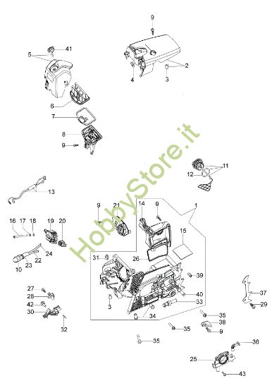 Picture of Basamento GS 44 (Euro 0) Motosega