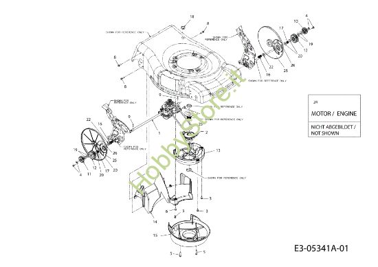 Picture of Assale posteriore G 55 VBX 4-IN-1 Cat. 2010 Rasaerba