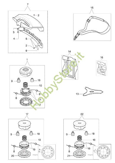 Picture of Accessori SPARTA 380 S (Euro2) Decespugliatore