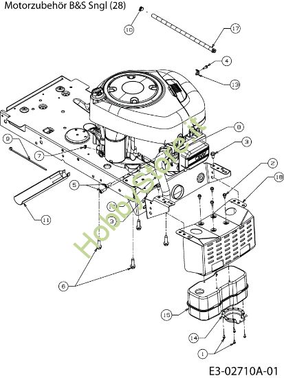 Picture of Motore POLO 108/17,5 H Trattorino