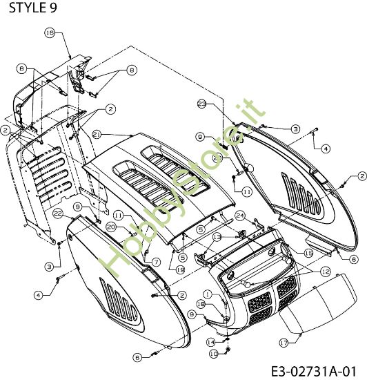 Picture of Carrozzeria POLO 108/17,5 H Trattorino