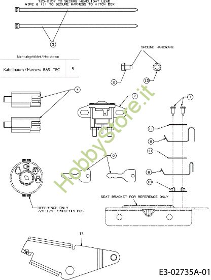 Picture of Schema elettrico POLO 108/17,5 H Trattorino