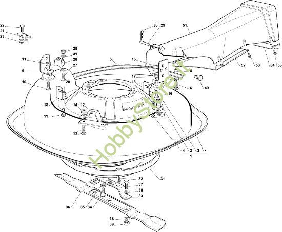 Picture of Piatto di taglio (2) OM 63C/6,5V Cat.2010 Trattorino