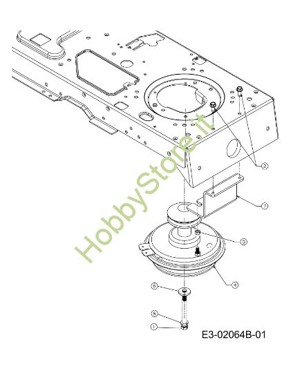 Picture of Frizione (Fino a nr. serie AK239L2XXXX) KROSSER 105/22 H Cat. 2010 Trattorino