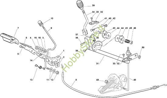 Picture of Comando freno e comando cambio OM 63C/6,5M France Cat.2010 Trattorino (solo per il mercato francese)