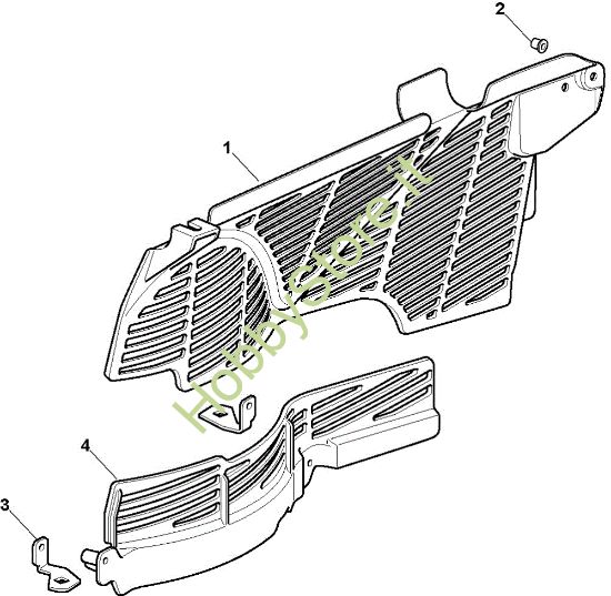 Picture of Kit protezione cinghia (Solo Francia) OM 63C/6,5M France Cat.2010 Trattorino (solo per il mercato francese)