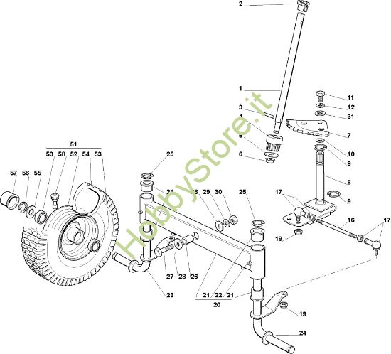 Picture of Sterzo OM 72C/12,5H Cat.2010 Trattorino