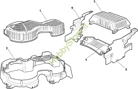 Picture of Protezione cinghie OM 72C/12,5H France Cat.2010 Trattorino (solo per il mercato francese)