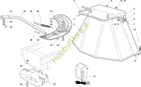 Picture of Accessori a richiesta OM 72C/12,5M France Cat.2010 Trattorino (solo per il mercato francese)
