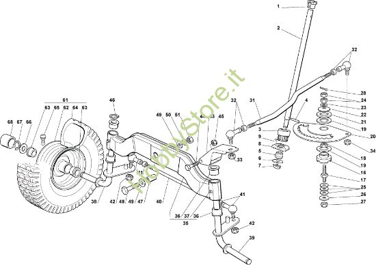 Picture of Sterzo OM 102C/16,5M Cat.2010 Trattorino