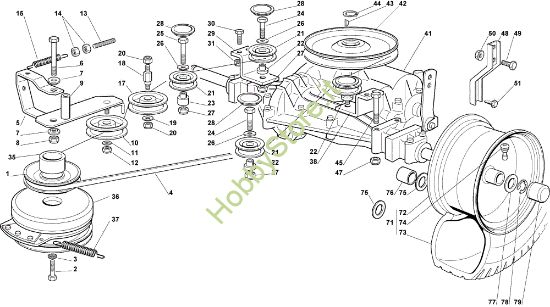 Picture of Trasmissione OM 102C/16,5M Cat.2010 Trattorino