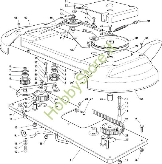 Picture of Piatto di taglio (1) OM 102C/16,5M Cat.2010 Trattorino