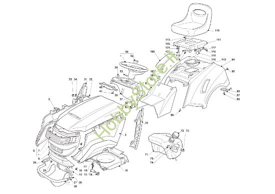 Picture of Carrozzeria OM 93C/13,5M France Cat.2010 Trattorino (solo per il mercato francese)