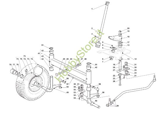 Picture of Sterzo OM 93C/13,5M France Cat.2010 Trattorino (solo per il mercato francese)