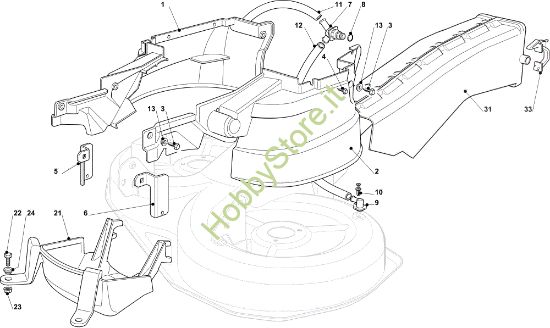Picture of Piatto di taglio (1) OM 93C/13,5M France Cat.2010 Trattorino (solo per il mercato francese)