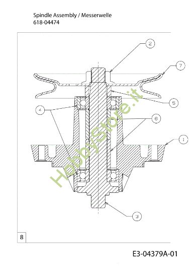 Picture of Supporto lame TORNADO 95/11,5 T Cat.2010 Trattorino