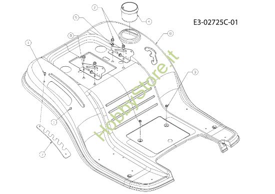 Picture of Carrozzeria posteriore TORNADO 97/13,5 T Cat.2010 Trattorino