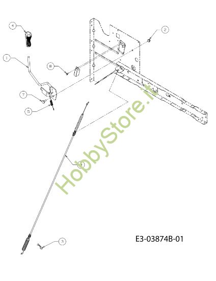Picture of Leva innesto lame KROSSER 80/12,5 T Cat.2010 Trattorino