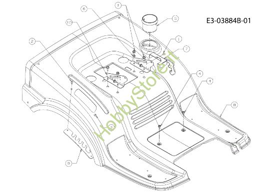 Picture of Carrozzeria posteriore KROSSER 92/13,5 T Cat.2010 Trattorino