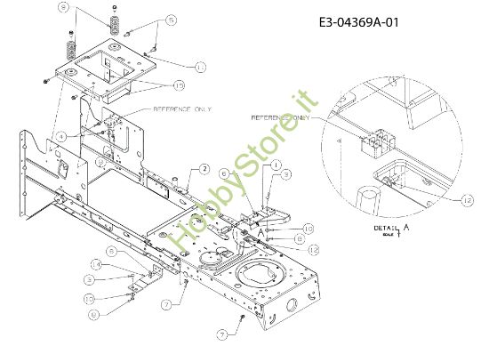 Picture of Telaio KROSSER 92/15,5 T Cat.2010 Trattorino
